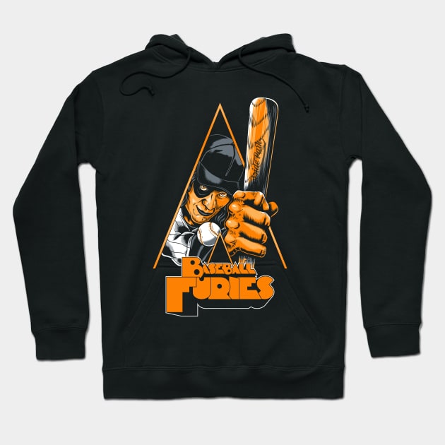 Baseball Furies - Clockwork Orange - Cult Movie Hoodie by Nemons